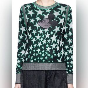 Marc Jacobs Disney Mickey Mouse Star Sweater - Black and Green